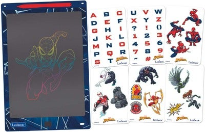 Lexibook Marvel Spider-Man Tegnebrett med Sjablongmaler
