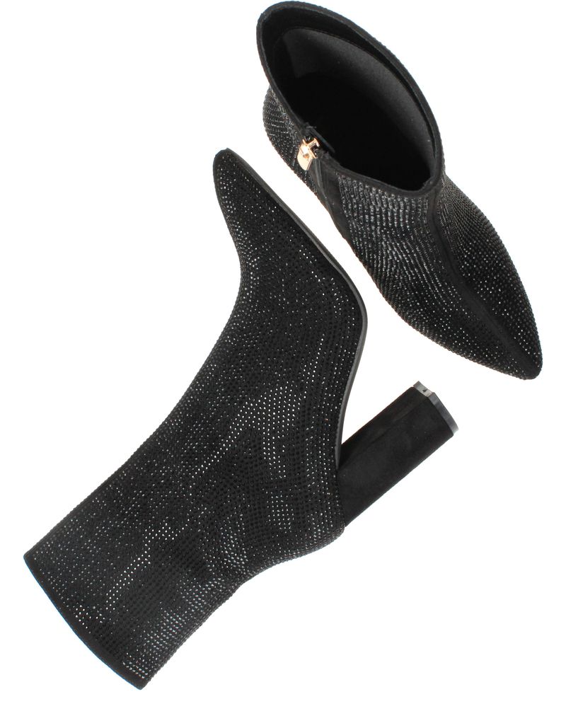 POSH By Poelman Enkellaarsjes Zwart Dames