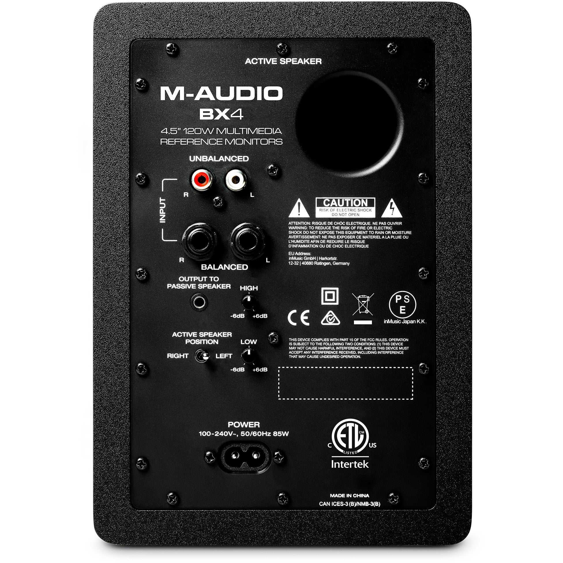 M-Audio BX4 actieve studiomonitor (set van 2)
