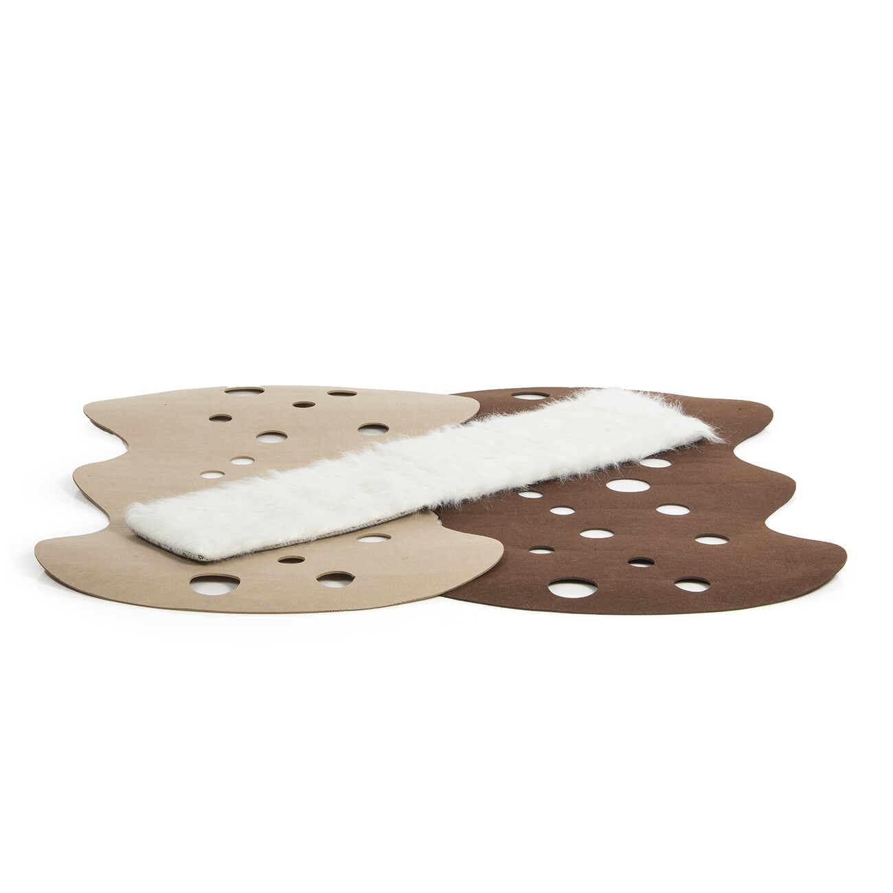 Canadian Cat Company Filz Katzentunnel XXL braun/ beige