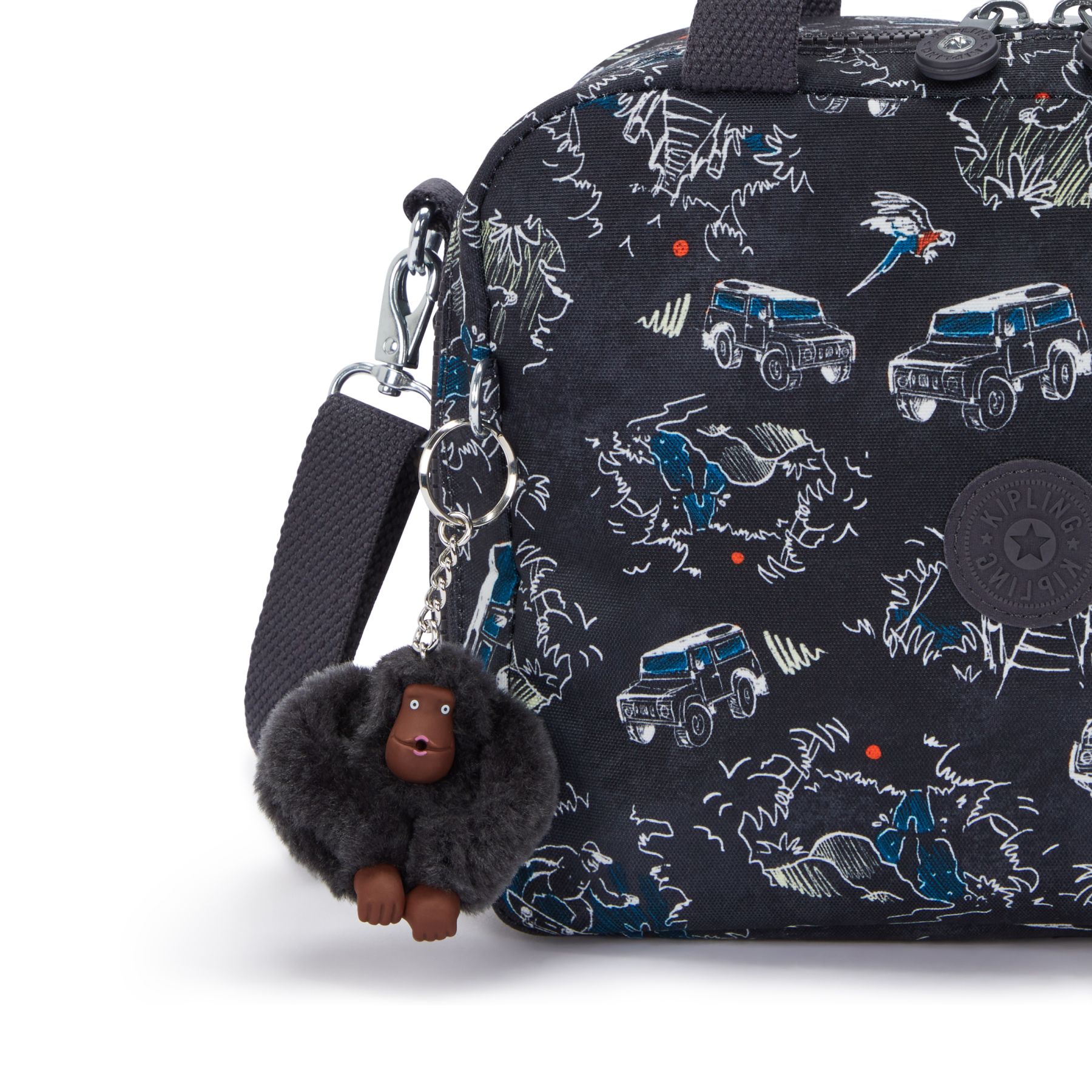 MIYO Sac repas moyen avec pochette de maintien pour trolley - Jungle Fun Race