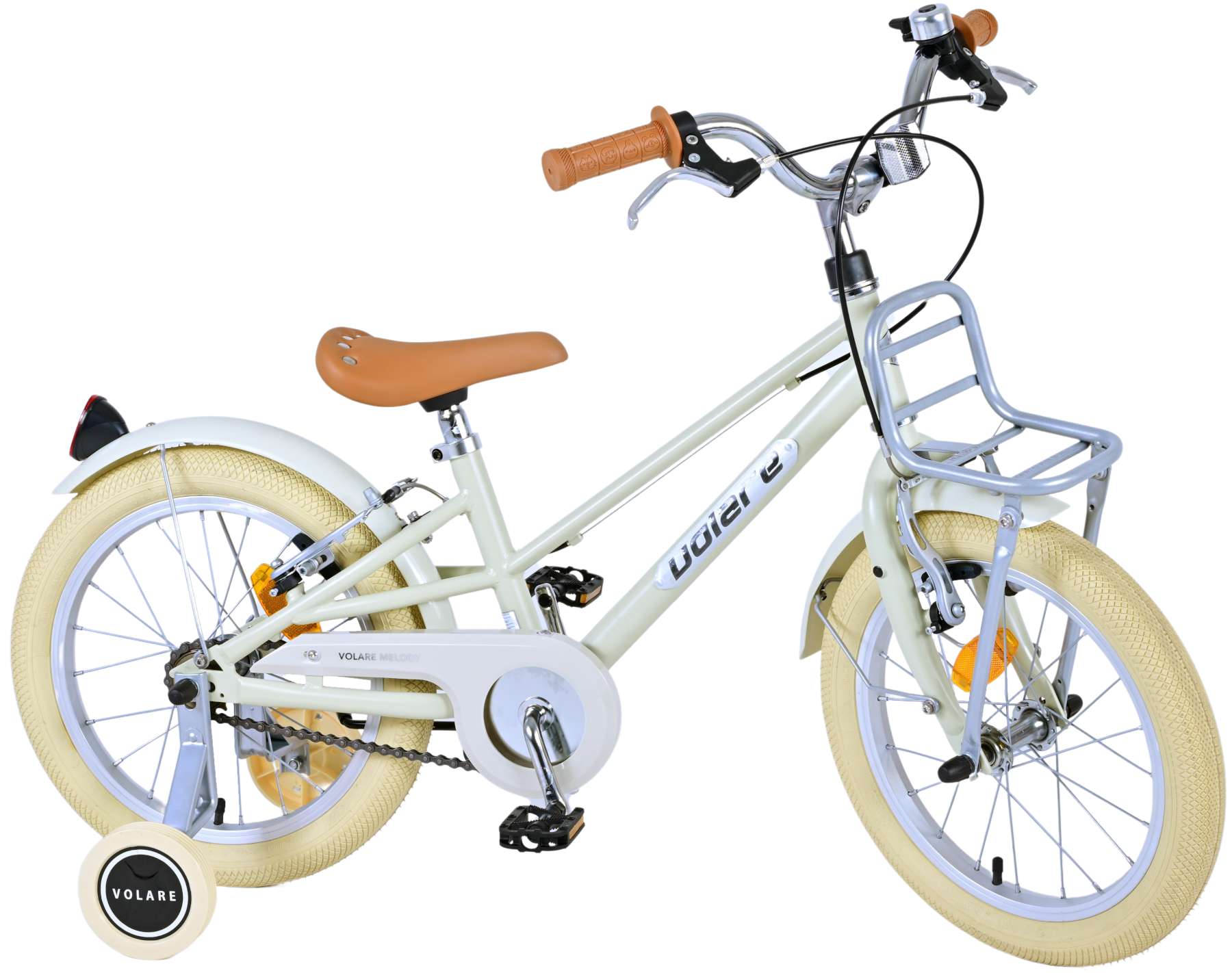 TPFSports Melody Kinderfahrrad - Mädchen - 16 Zoll - Rücktritt + Handbremse - Türkis