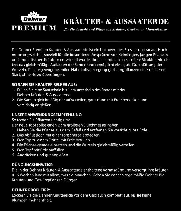 Dehner Premium Kräuter- & Aussaaterde, 120 x