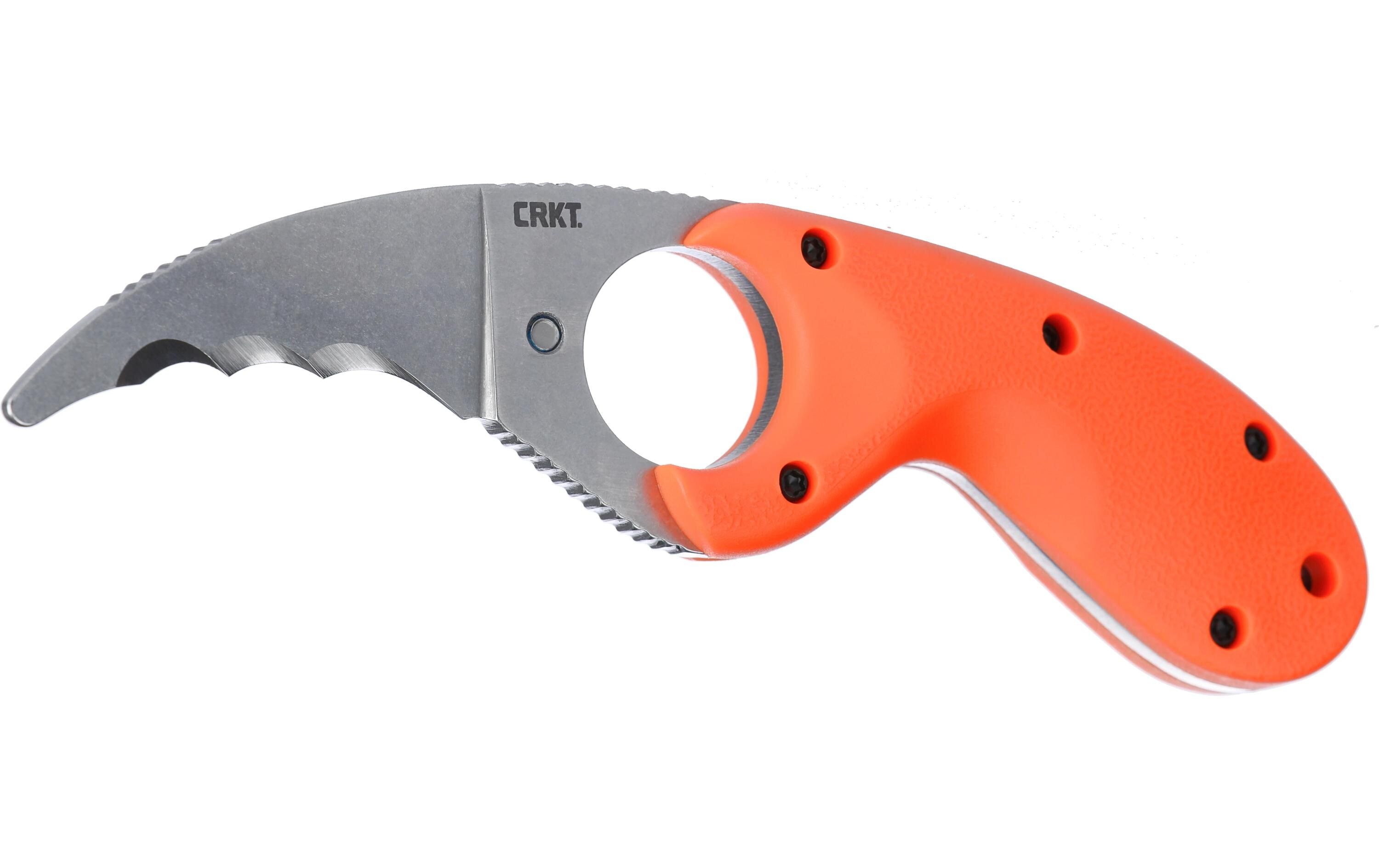 Taschenmesser Bear Claw Fixed OrangeCRKT 2511ER Kampf-/Taktikmesser Claw Überlebensmesser