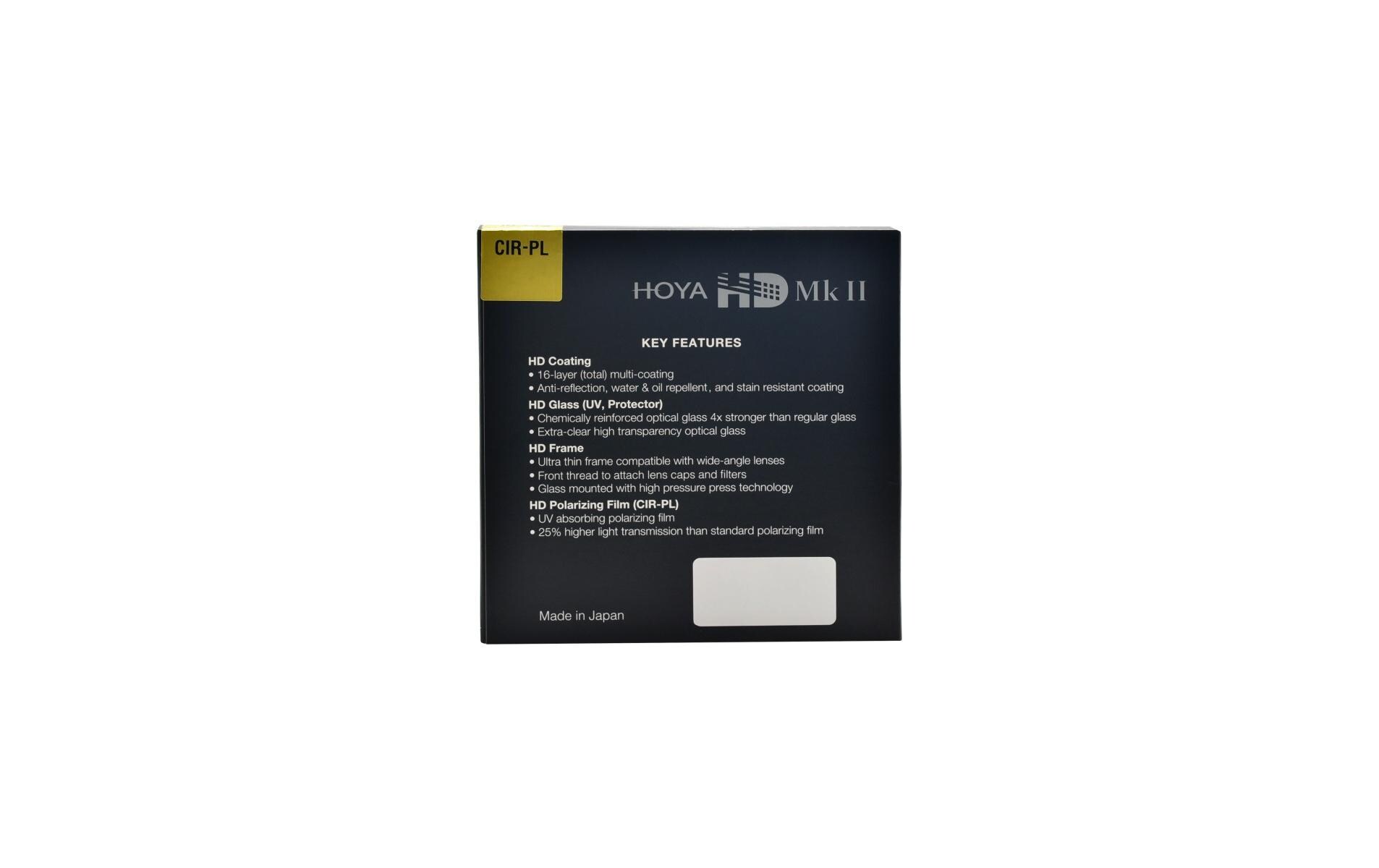 Polfilter HD Mk II CIR-PL – 67 mmSchmaler, leichter Zirkular-Polfilter mit Antireflexbeschichtung