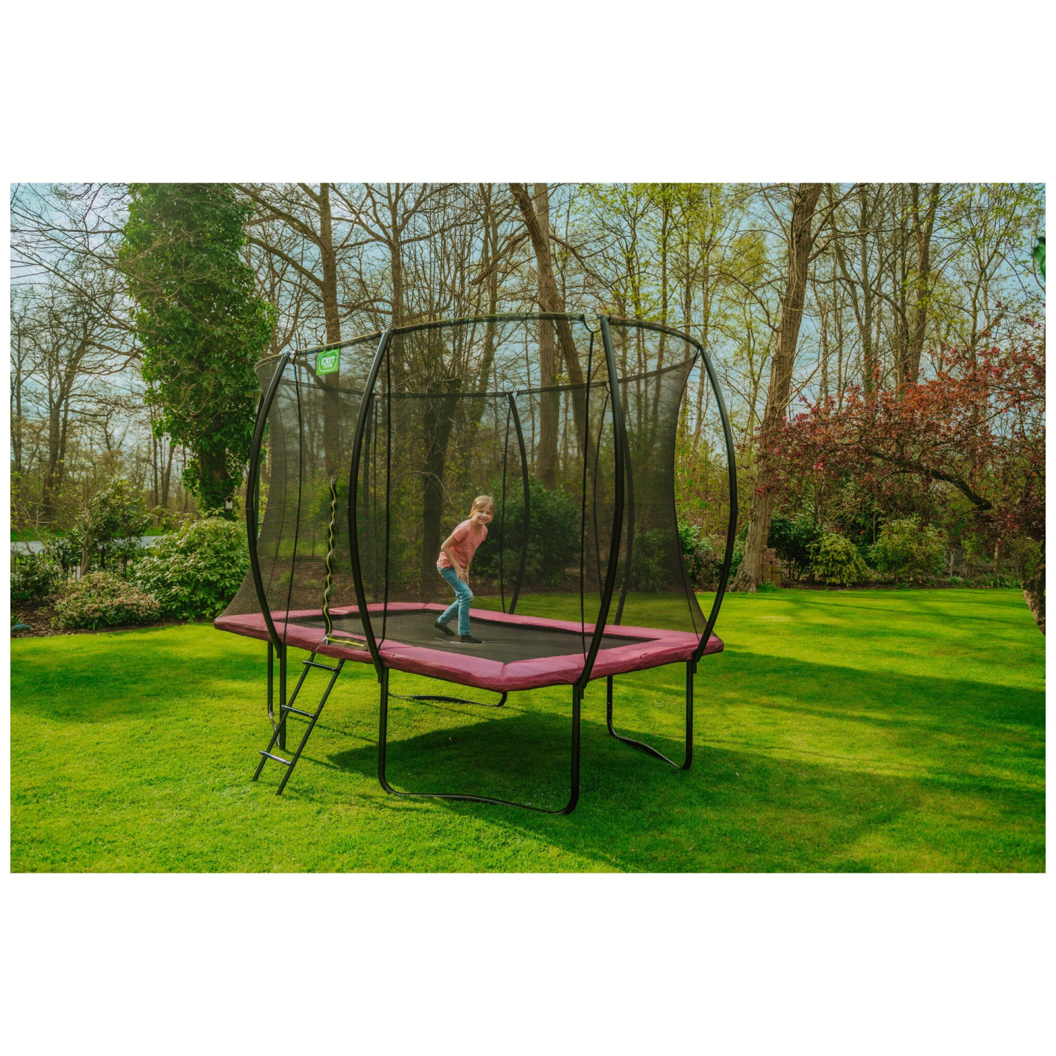 EXIT Silhouette trampoline 244x366cm - roze