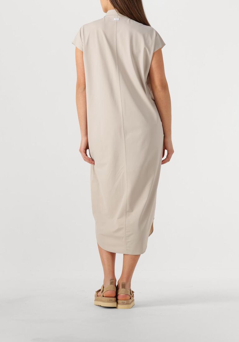 beige penn & ink mini jurk dress