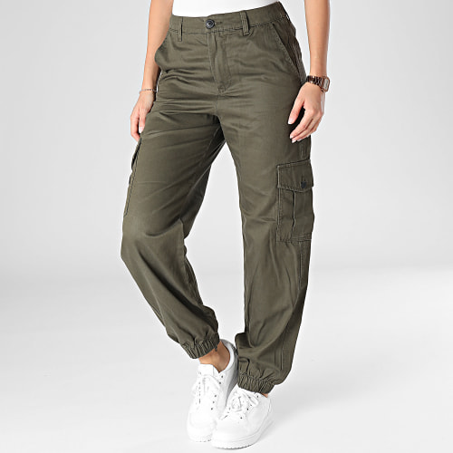 Pantalon Cargo Femme JJXX Holly Vert Kaki