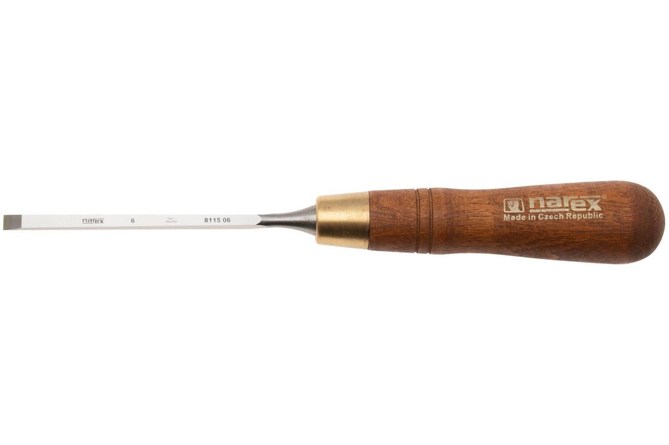 Narex Wood Line Plus Firmer Chisel 811506, timmermansbeitel, 6 mm