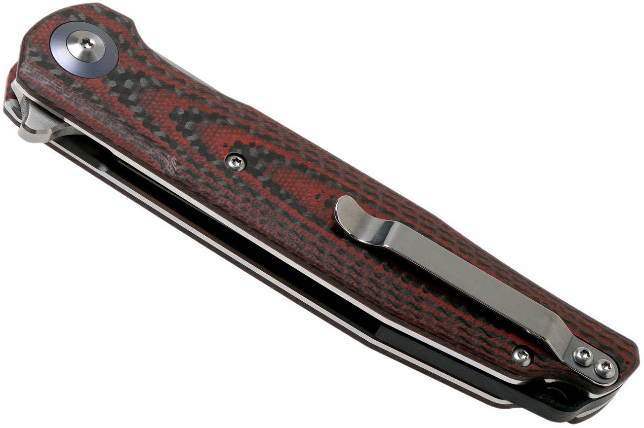 Bestech Ascot Red G10 & Carbonfiber BG19F zakmes