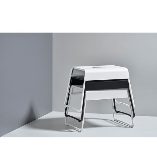 Zone A-Stool Skammel, Black