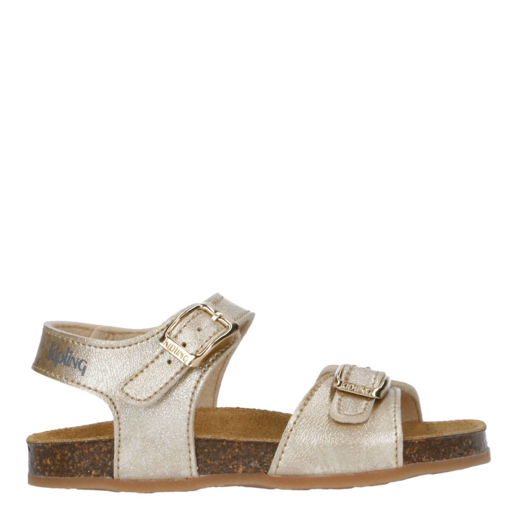 Kipling sandalen goud