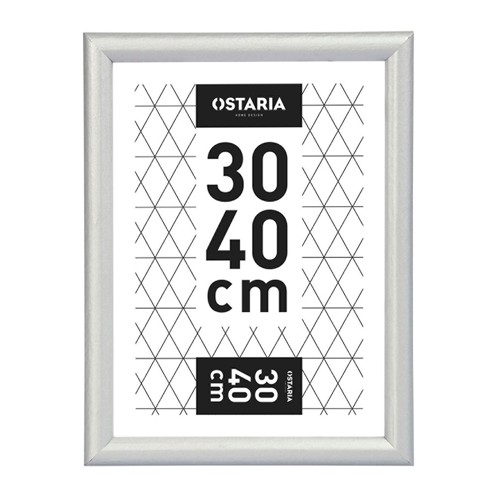 Cadre photo ONYX argenté 30x40cm