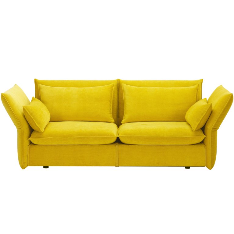 Vitra Mariposa 3-zits bank Iroko limoen
