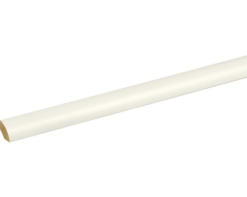 Kwartrond wit 14x14x2400 mm