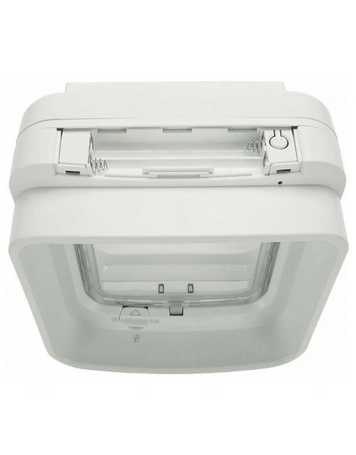 Sureflap Dierenluik Microchip Dualscan - Kattenluik - 20x20x7 cm Wit