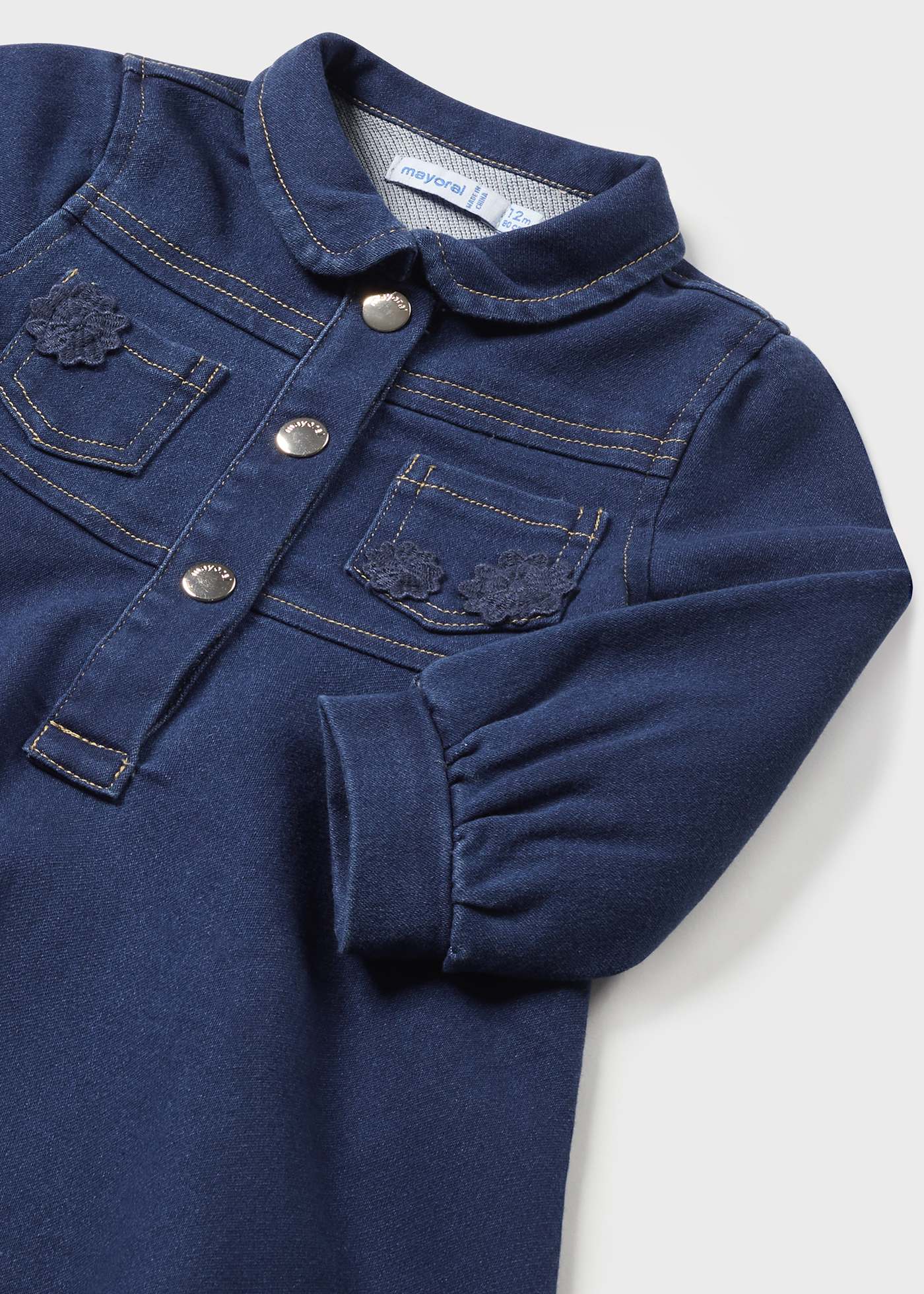 Vestido jeans para bebê