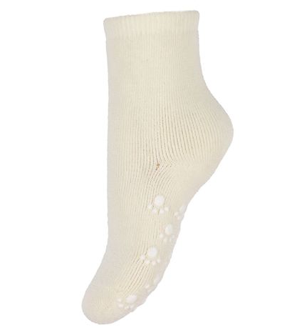 Joha Strømper - Uld - R?hvid m. Anti-slip