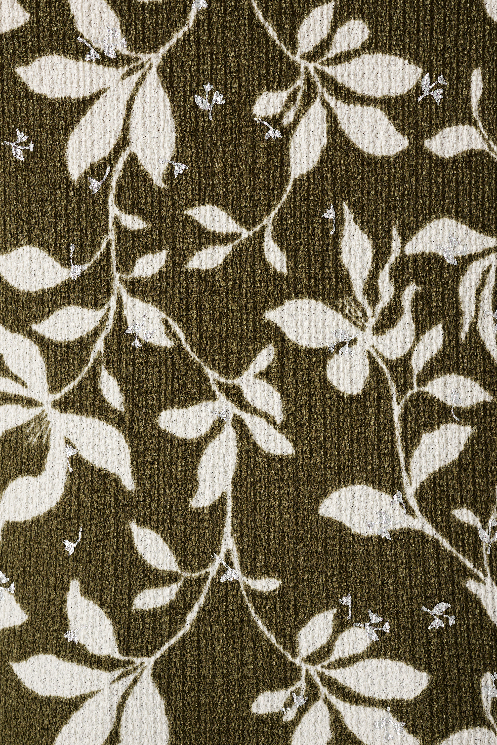 Mouwloze top met print Multi Khaki