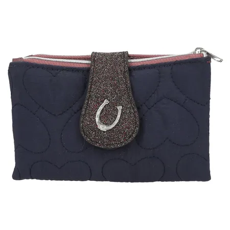 Depesche Miss Melody Portemonnaie mit Herzsteppung GLITTER HORSE