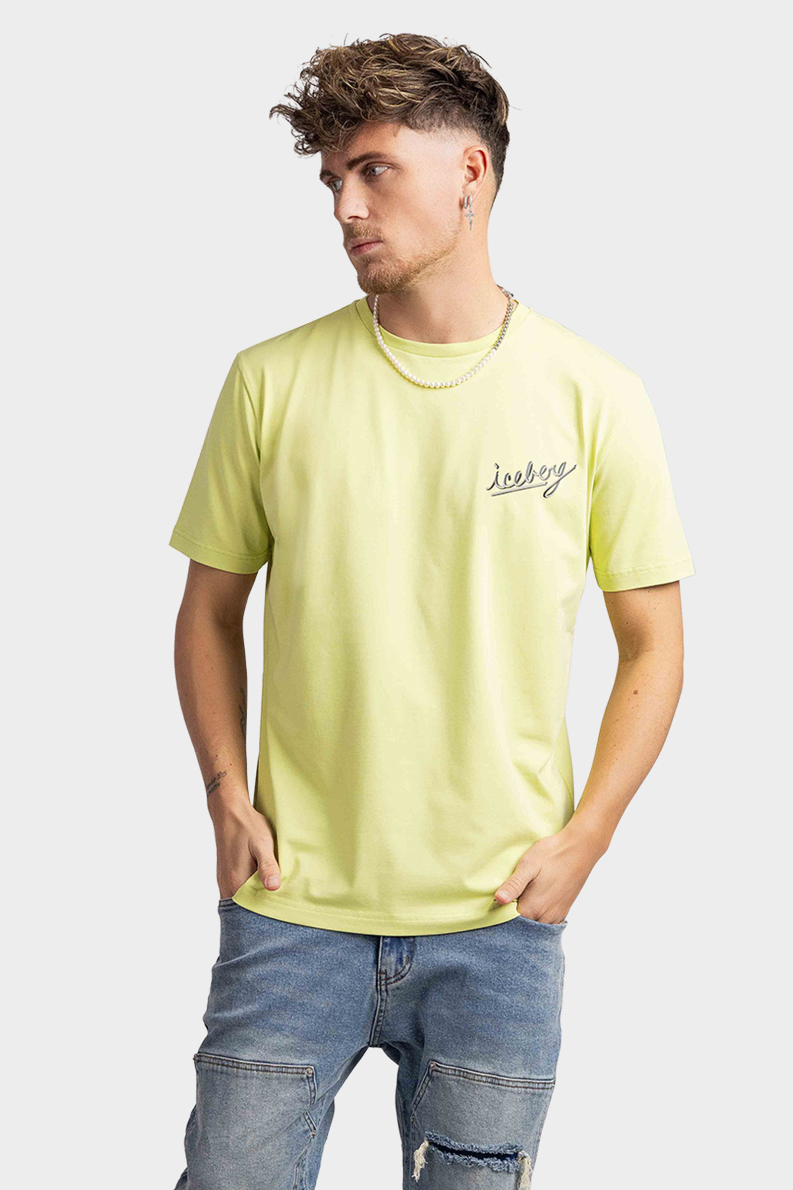 Iceberg 5D T-Shirt Heren Groen