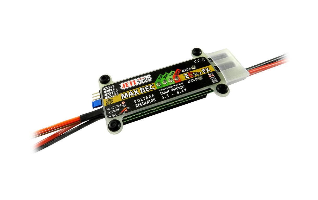 Stromversorgung MAX BEC 2D plus EXLinearer Spannungsregler