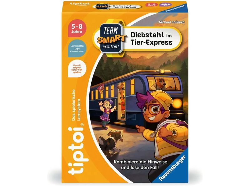 tiptoi Spiel Diebstahl Tier-Express Interaktives Lernspiel für Kinder