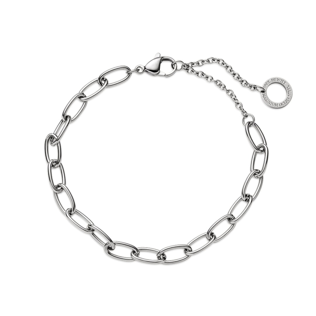 Paul Hewitt Charm-Armkette Anchor Link Marinium Ocean Steel Silbrig