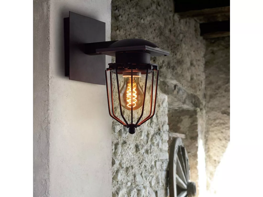 NETTLIFE Lot de 3 ampoules LED E27 blanc chaud A60 filament 2200K Edison, ampoules rétro 4W décoratives vintage
