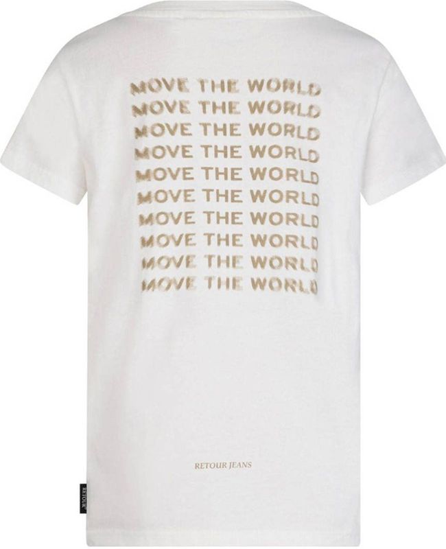Retour Jeans - T-Shirt - Ecru - Katoen
