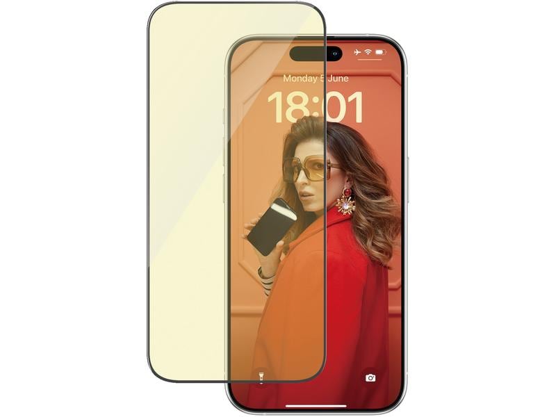 Panzerglass Displayschutz Anti Reflective iPhone 15 Pro Anti Reflective und  BluelightUltra Wide Fit Displayschutz mit Applicator für das Apple iPhone 15 Pro