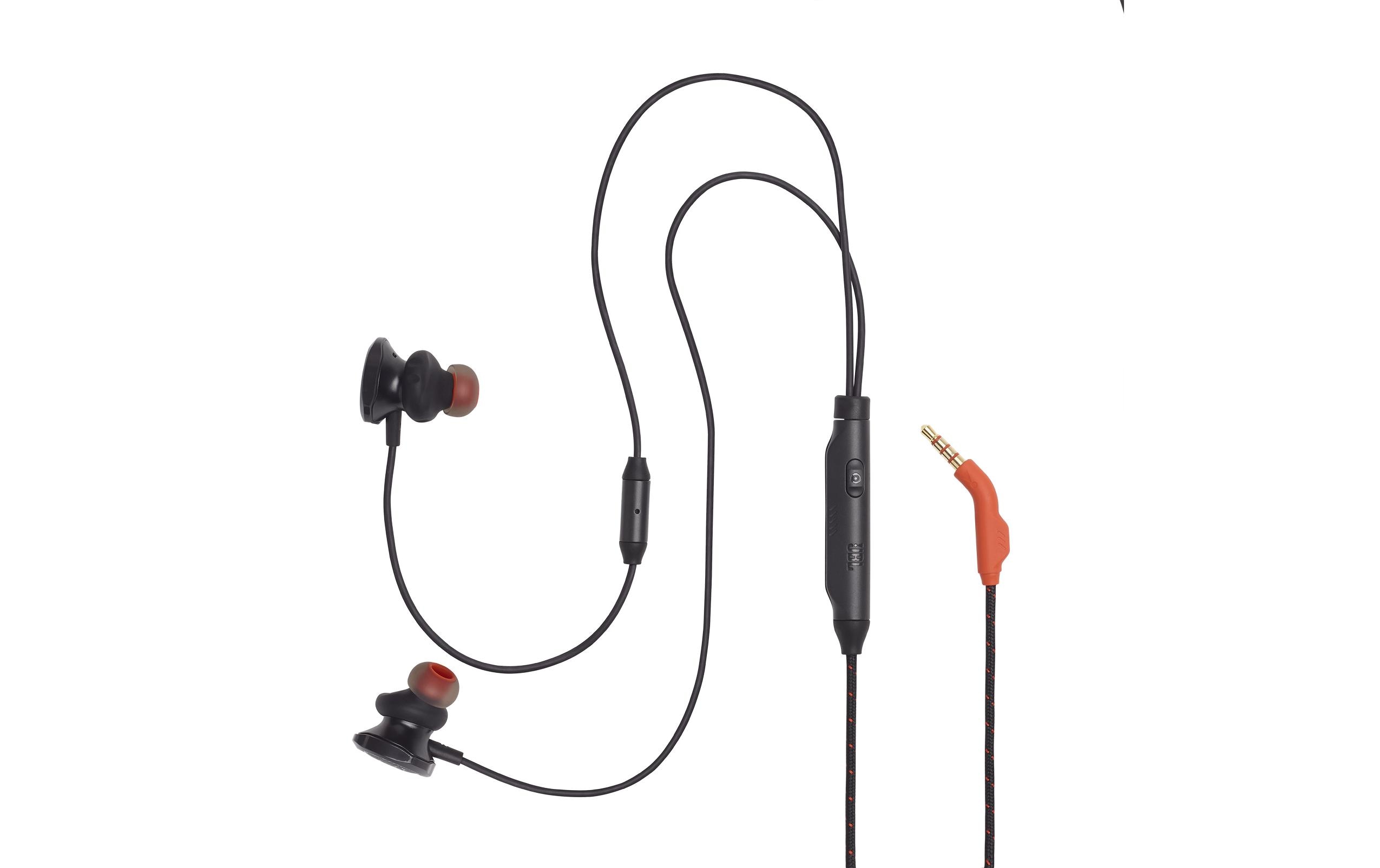 Headset Quantum 50 SchwarzKabelgebundener In-Ear-Gaming-Kopfhörer mit Lautstärkeregler und Mikrofon-Stummschaltung