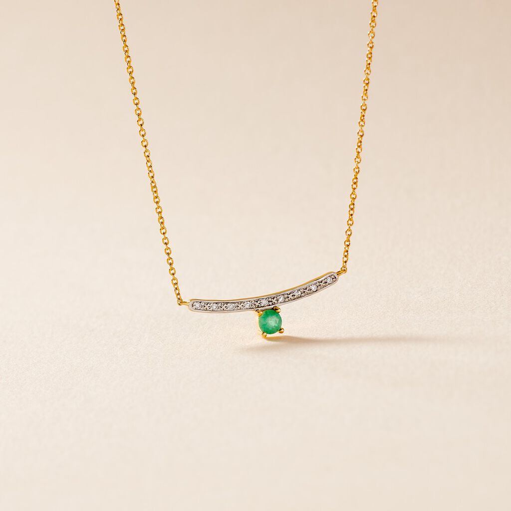 Collier Emeald Is The New Black Or Jaune Emeraude Diamant