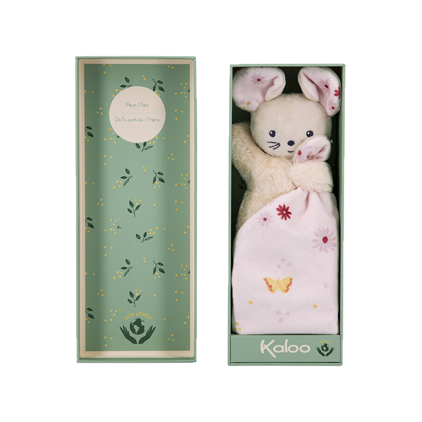 Doudou souris carré douceur