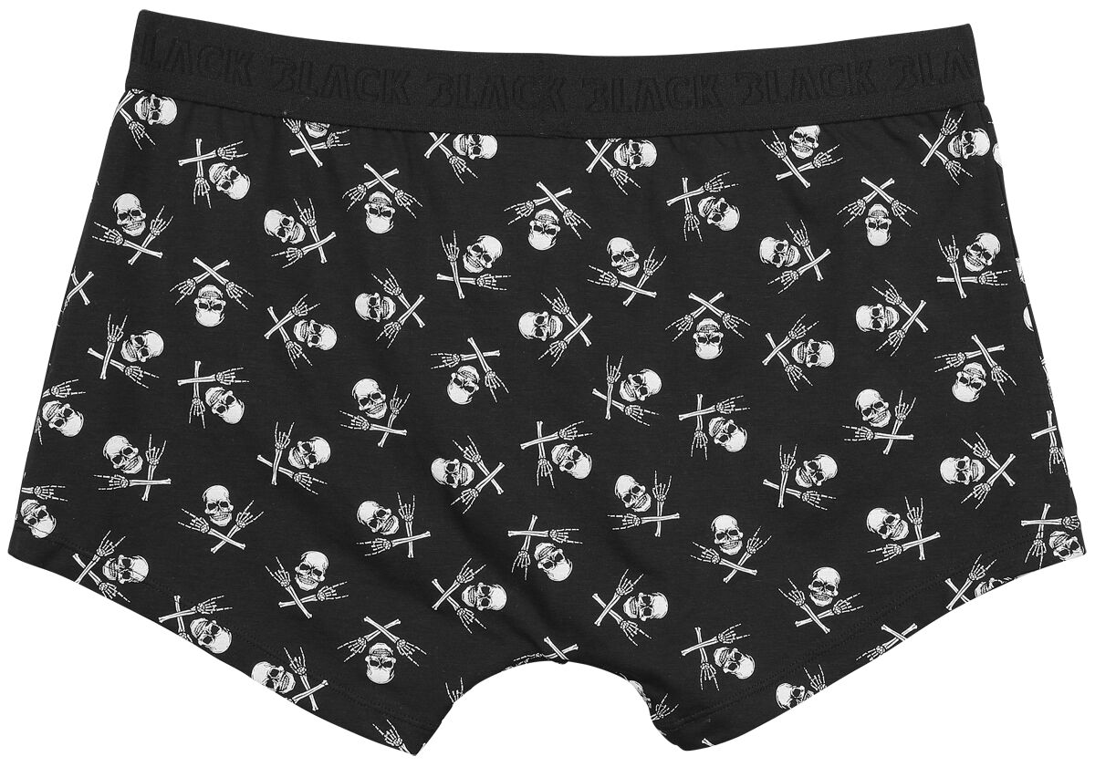 Pack de 3 boxers avec crânes | Black Premium by EMP Lot de Boxers