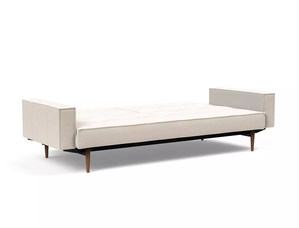 Schlafsofa mit Armlehnen Splitback Styletto dunkel