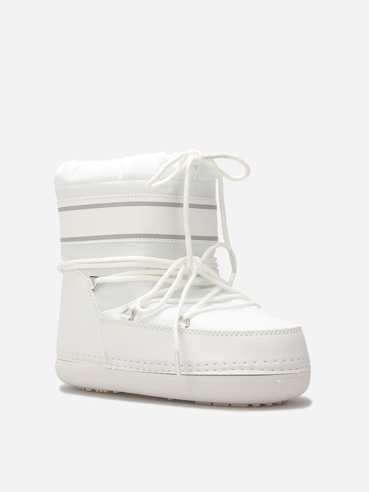 Bottes de neige bi-matières- Blanc