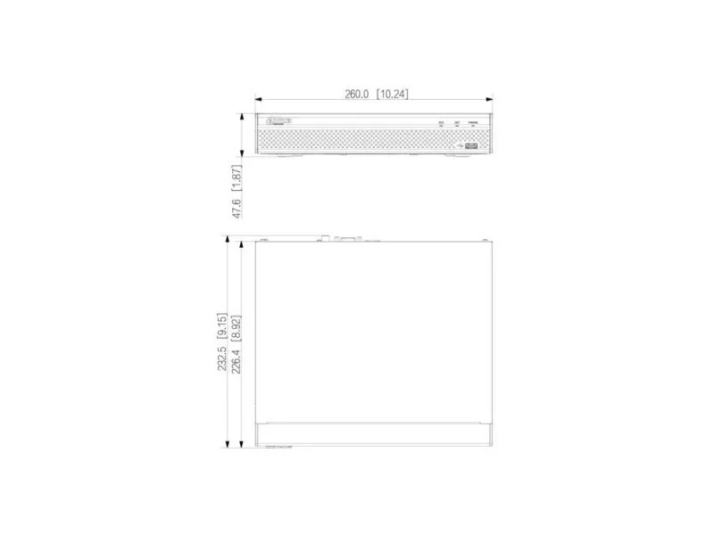 Dahua Lite NVR4-4KS3 Series - NVR - 8 kanaler - netværket - PoE - rackversion