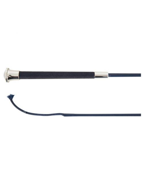 Br Dressuurzweep Alamak Fashion Anti-Slip Blauw&Zilver - Rijbenodigdheden