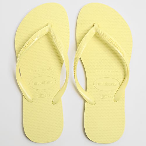 Tongs Femme Slim FC Jaune