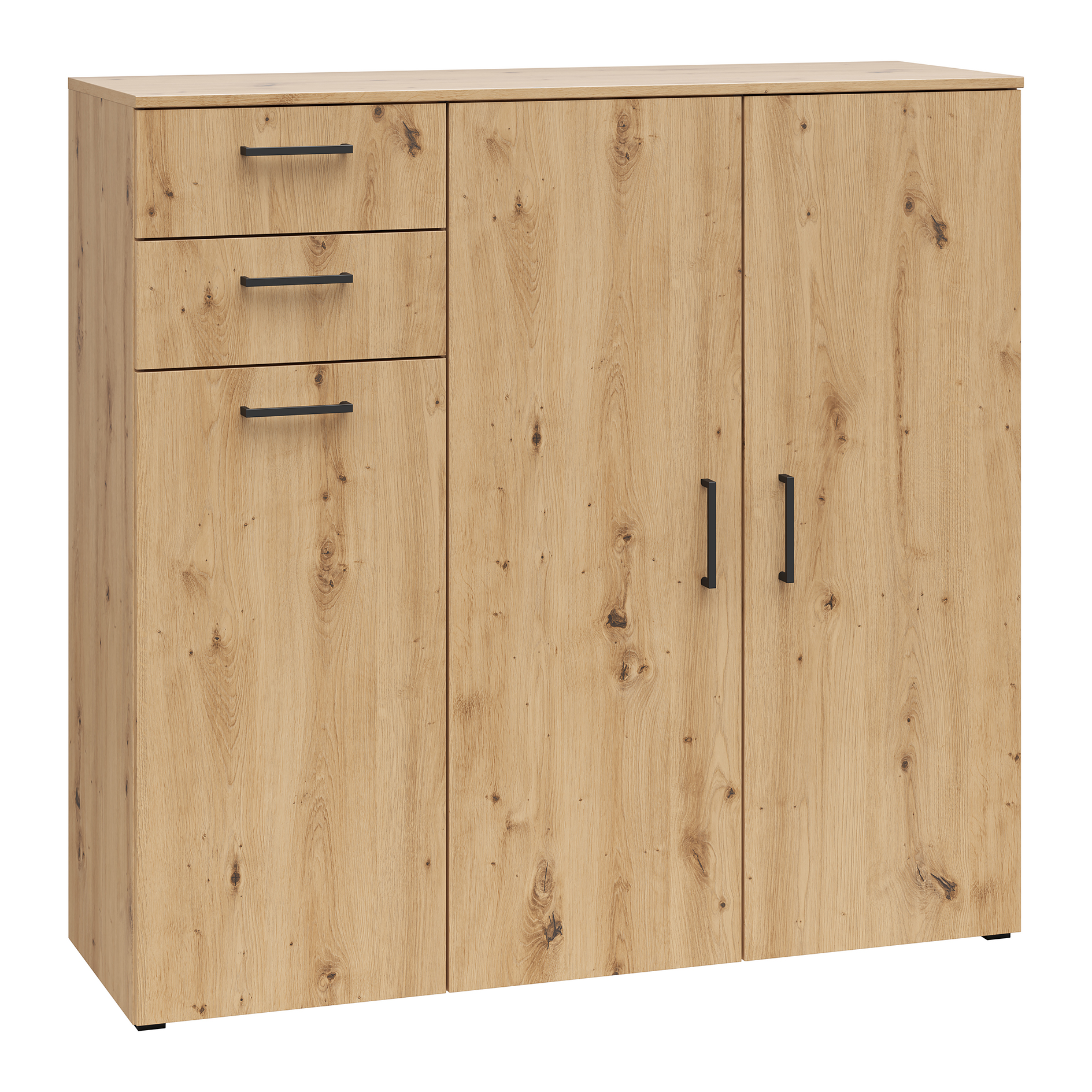 Sideboard - Artisan Eiche - 115 cm hoch