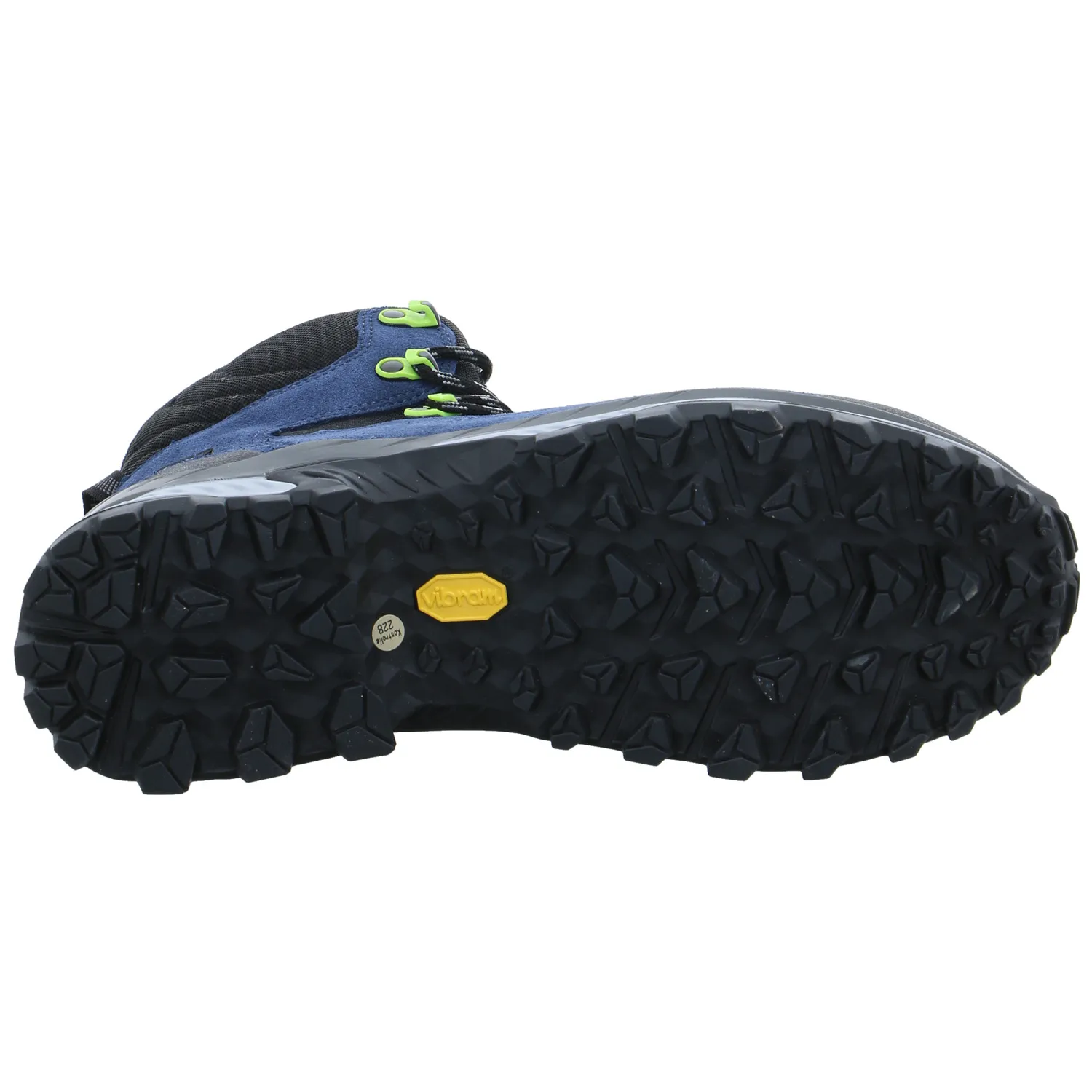 LOWA Trekkingschuhe Blau Leder
