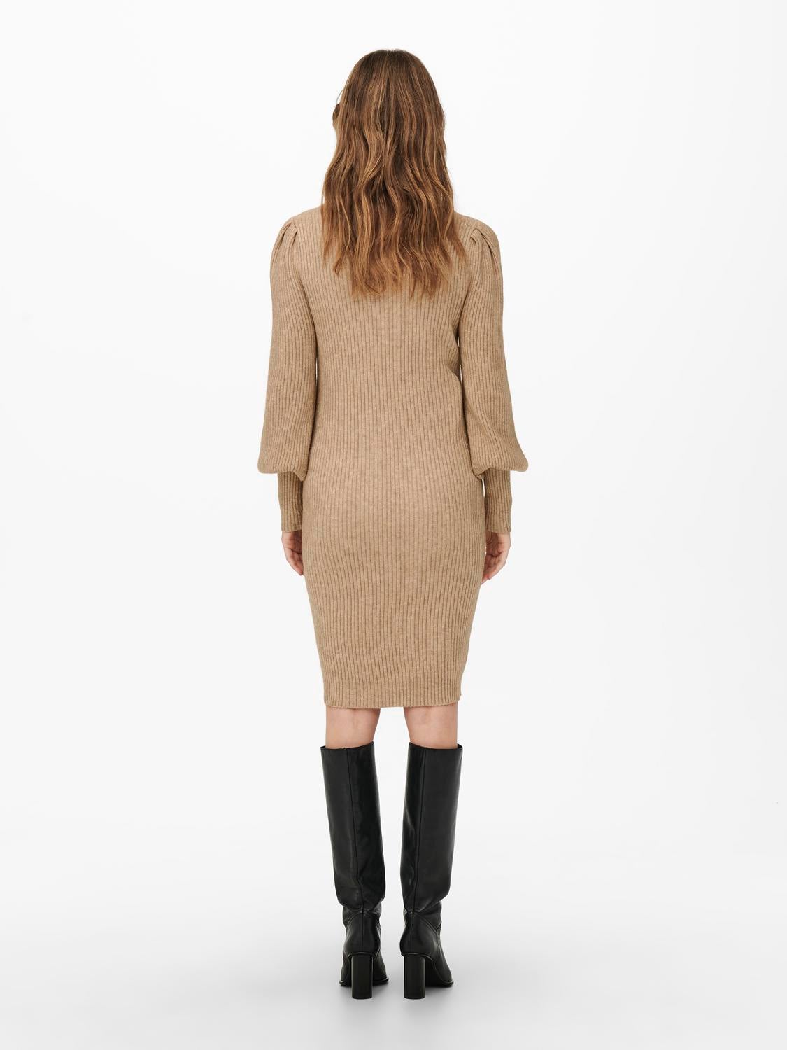 OLMKATIA Kurzes Kleid Toasted Coconut