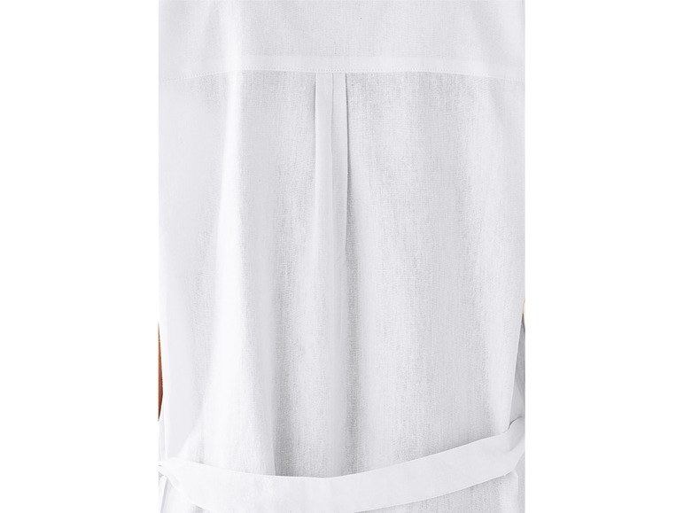 Dames linnen-maxi-jurk