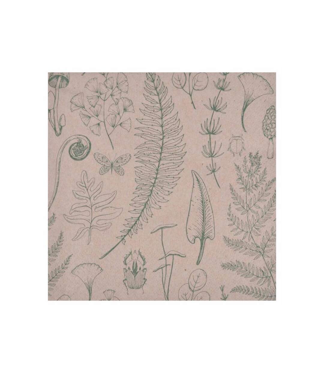 Paris Prix - Lot De 20 Serviettes En Papier forêt 33x33cm Naturel