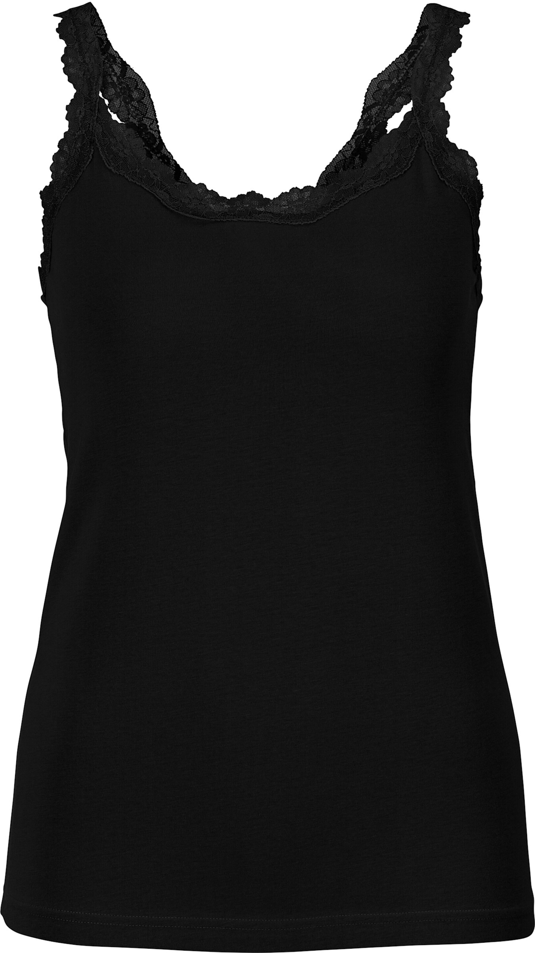 LASCANA Unterhemd in beige, schwarz