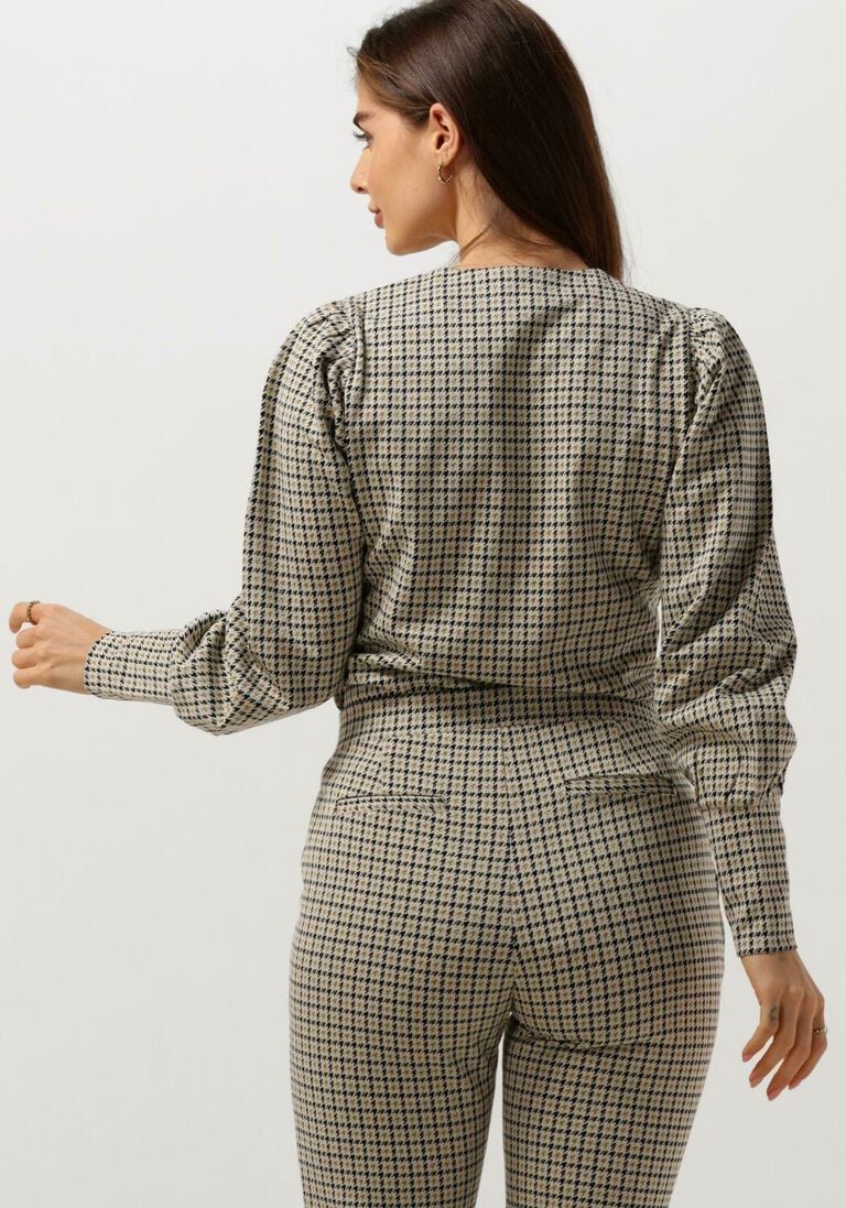 SUMMUM multi summum top jersey top prince de galles with lurex