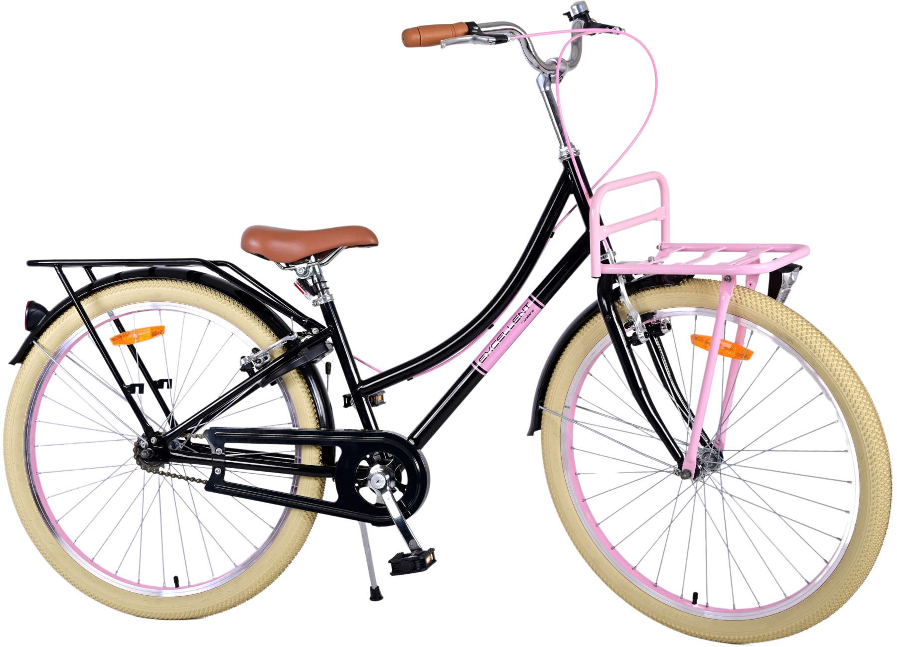 TPFSports Excellent Kinderfahrrad - Mädchen - 26 Zoll - Rücktritt + Handbremse - Grün