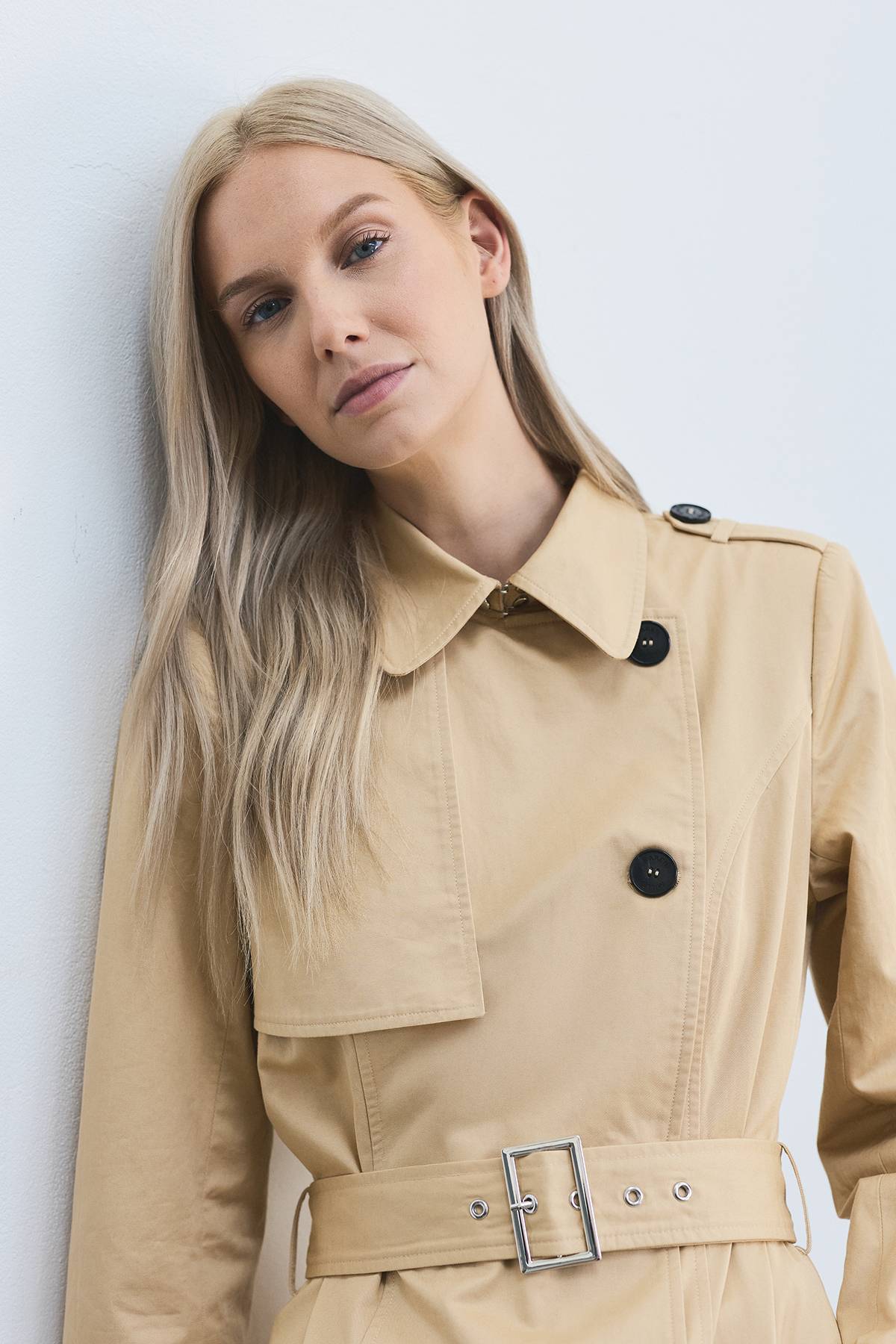 KarenMillen Trench-coat classique ceinturé sur mesure