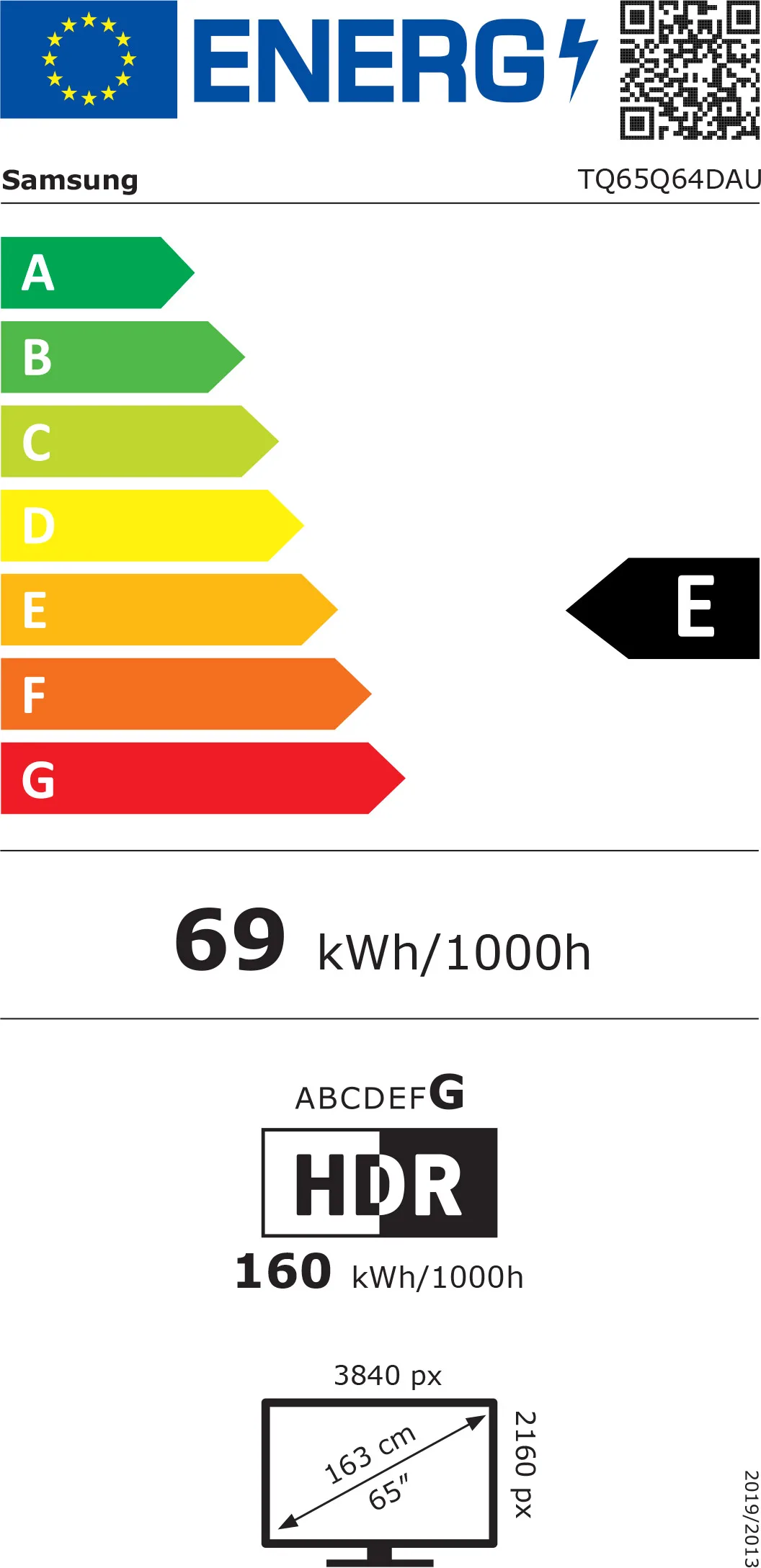 Samsung TQ65Q64D TV QLED